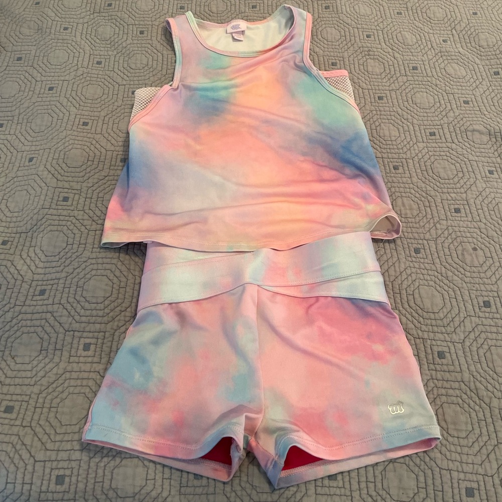 Matching gymnastics/dance set